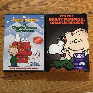 A Charlie Brown Christmas and It’s the Great Pumpkin Charlie Brown DVDs